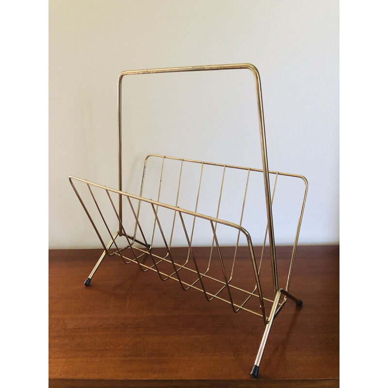 Vintage magazine rack 1960s