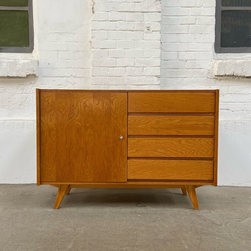 Vintage chest of drawers U-458 by J.Jiroutek 1960s