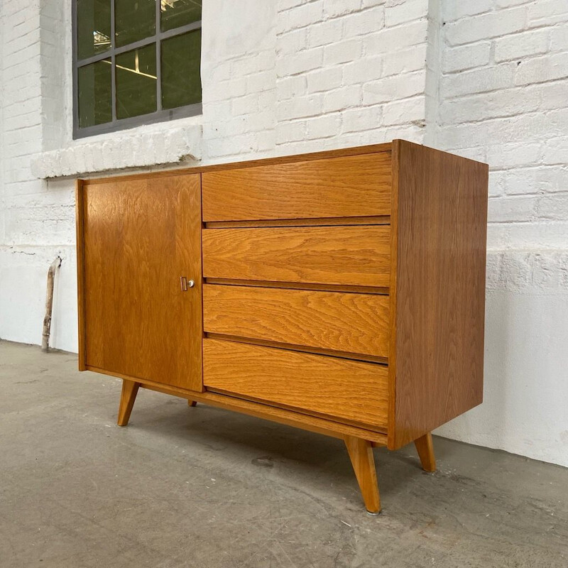 Vintage chest of drawers U-458 by J.Jiroutek 1960s