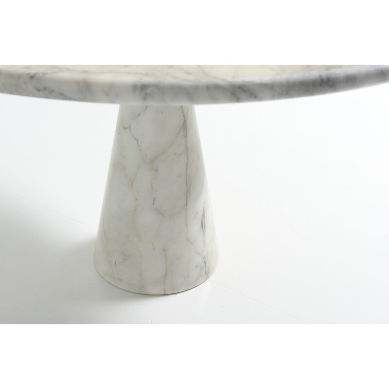 Vintage pedestal table by Angelo Mangiarotti for Skipper Italy 1970s