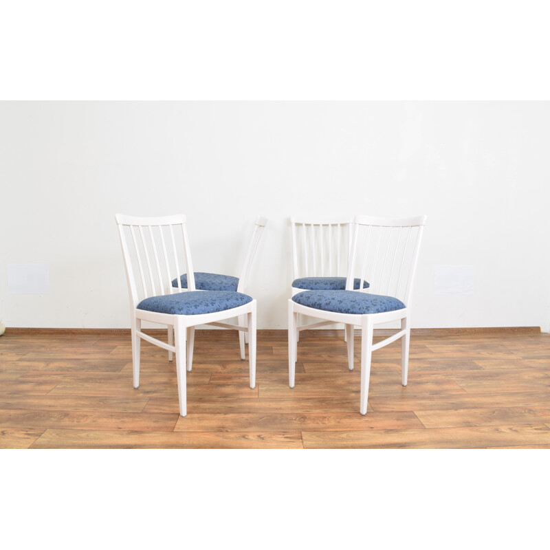 Set of 4 chairs by Carl Malmsten for Bodafors Sweden 1960s