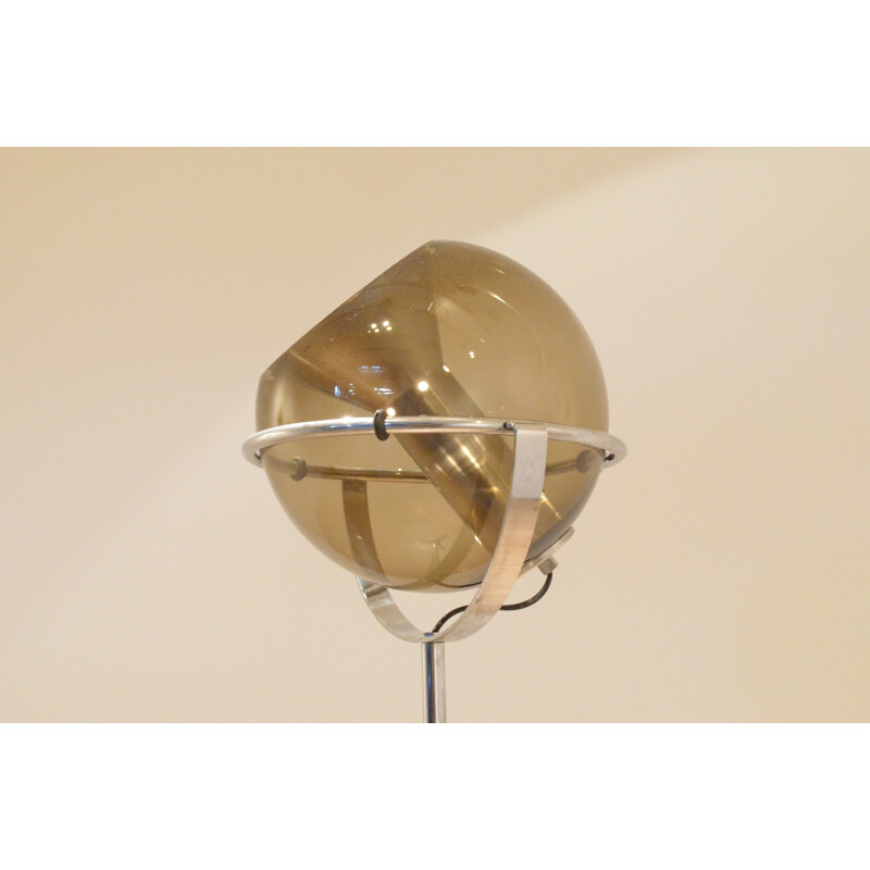 Dutch Raak "Globe" floor lamp in chromed metal, Frank LIGTELIJN - 1960s