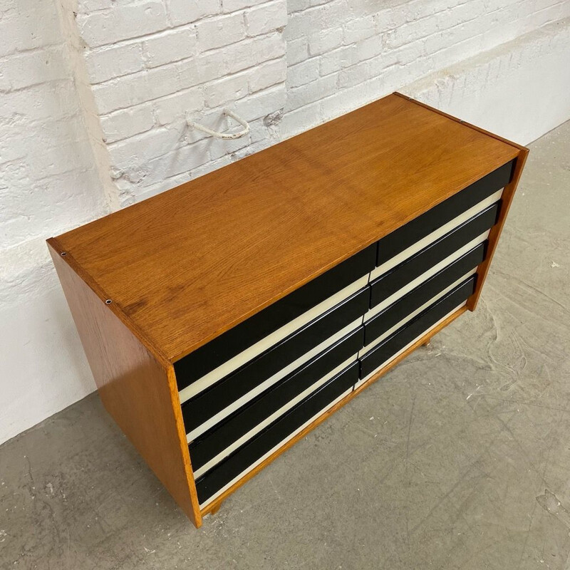 Vintage chest of drawers U-453 by J. Jiroutek 1960s