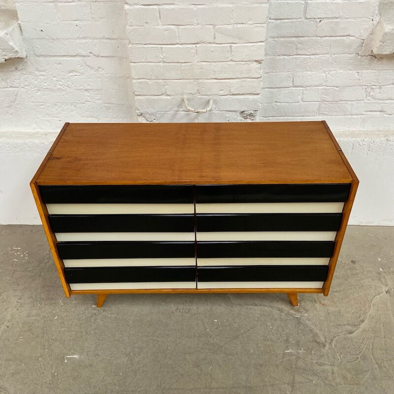 Vintage chest of drawers U-453 by J. Jiroutek 1960s