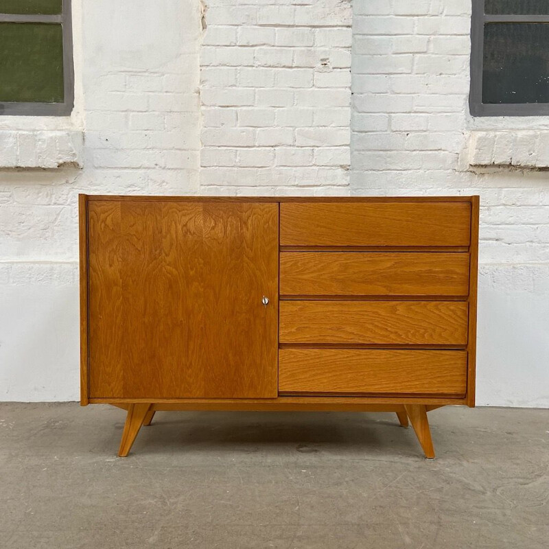 Vintage chest of drawers U-458 by J. Jiroutek 1960s