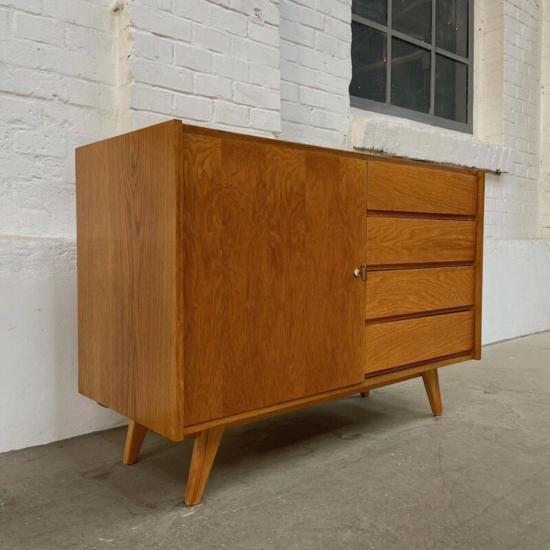 Vintage chest of drawers U-458 by J. Jiroutek 1960s