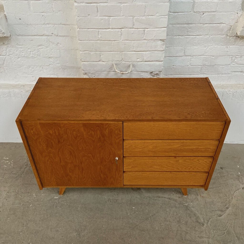 Vintage chest of drawers U-458 by J. Jiroutek 1960s