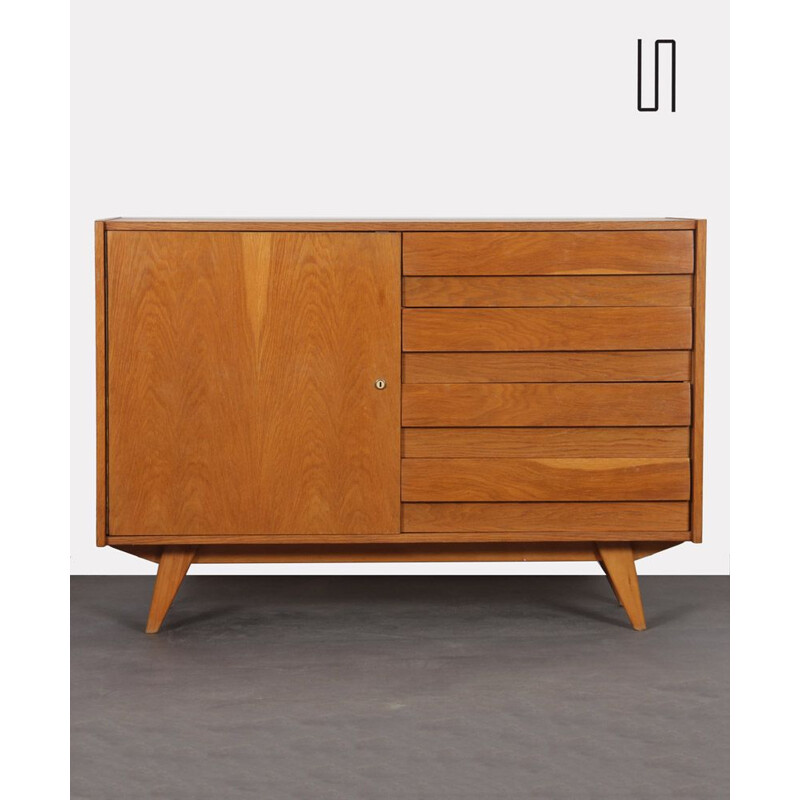 Vintage chest of drawers model U-458 by Jiroutek for Interier Praha 1960s