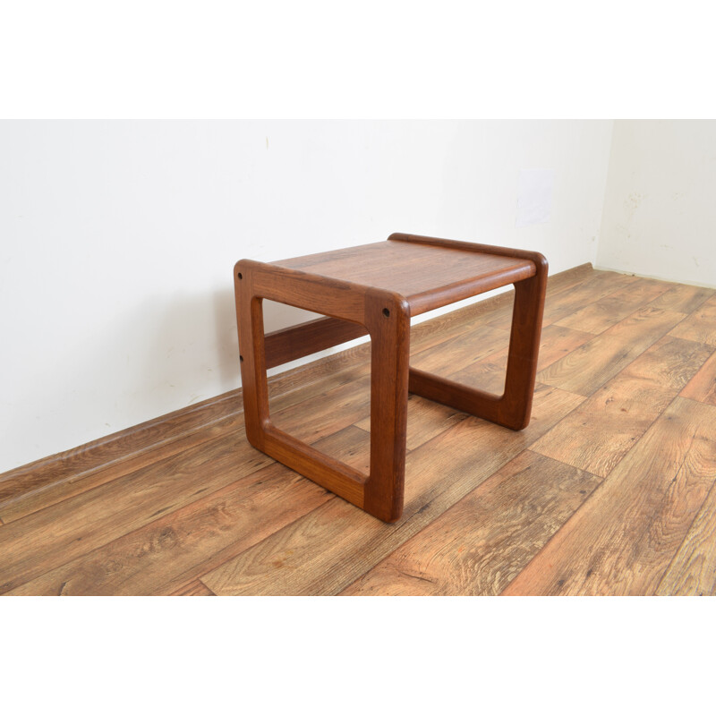 Vintage teak side table Denmark 1960s