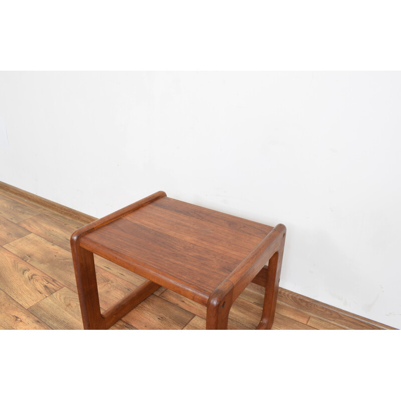 Vintage teak side table Denmark 1960s