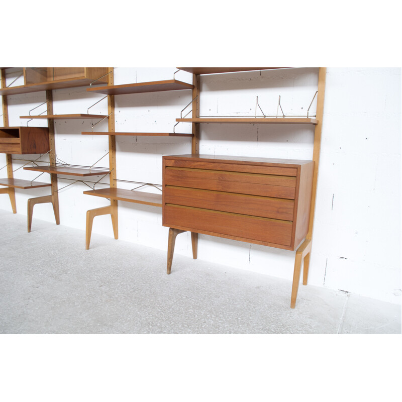 Vintage royal system modular shelf by Poul Cadovius 1958s