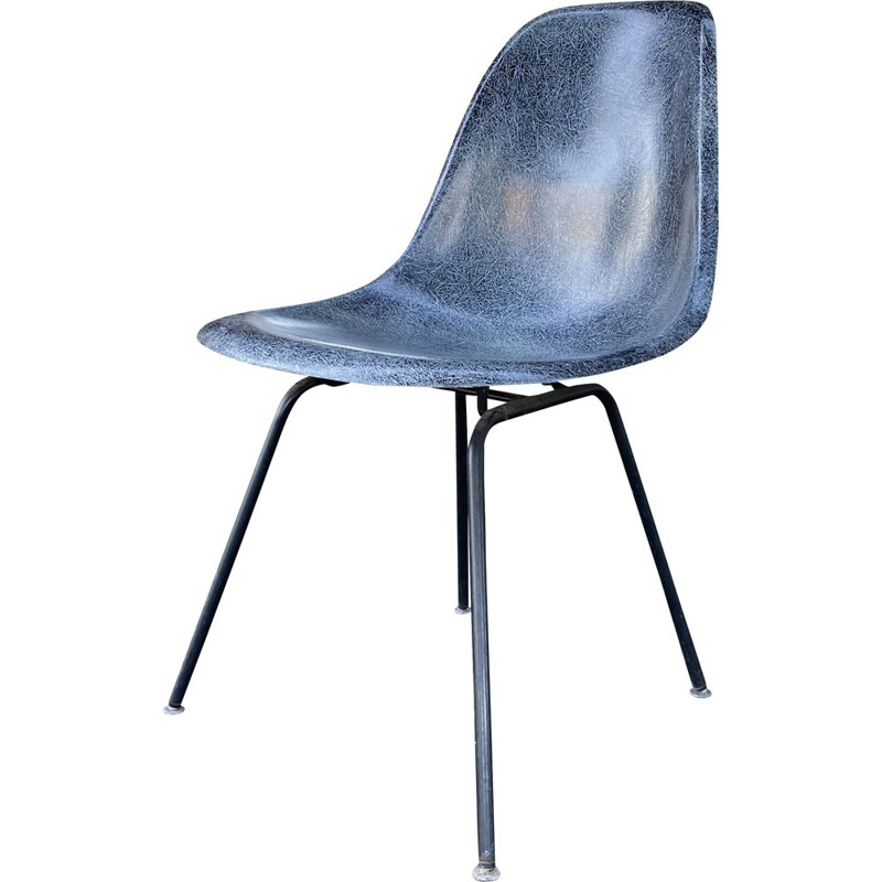 Chaise vintage DSX en fibre de verre de Charles & Ray Eames pour Herman Miller