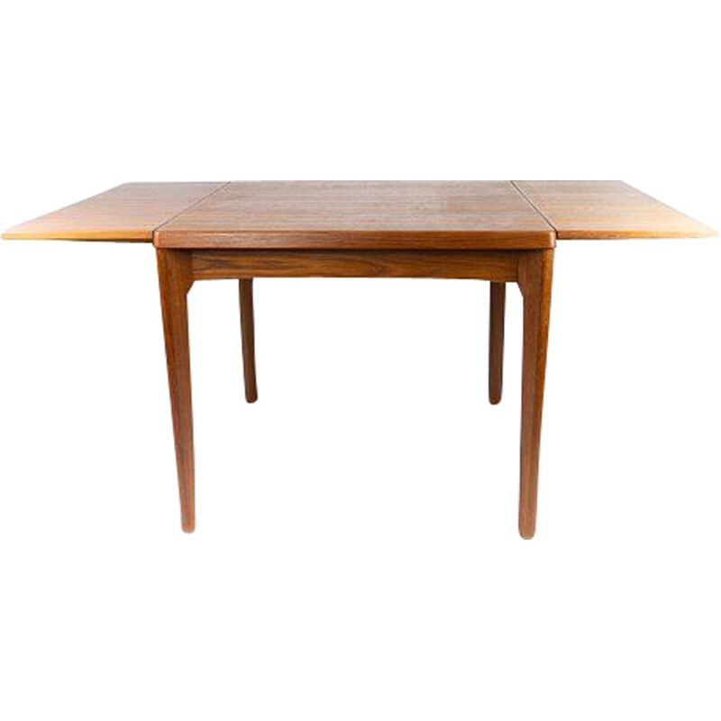 Vintage teakhouten uitschuiftafel van Henning Kjærnulf 1960