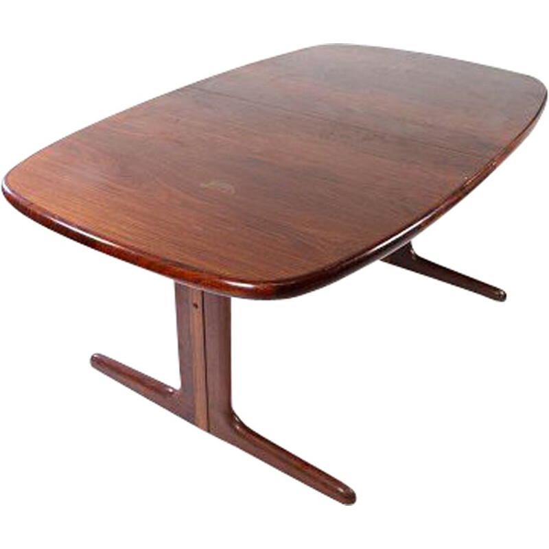 Vintage rosewood extensible table by Skovby Denmark 1960s