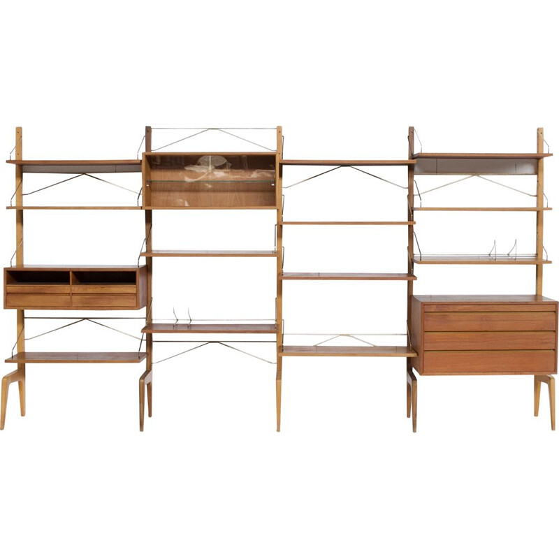 Vintage royal system modular shelf by Poul Cadovius 1958s