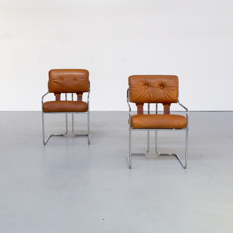 2 vintage Tucroma armchairs by Guido Faleschini Tucroma for i4 Mariani Italy 1970s