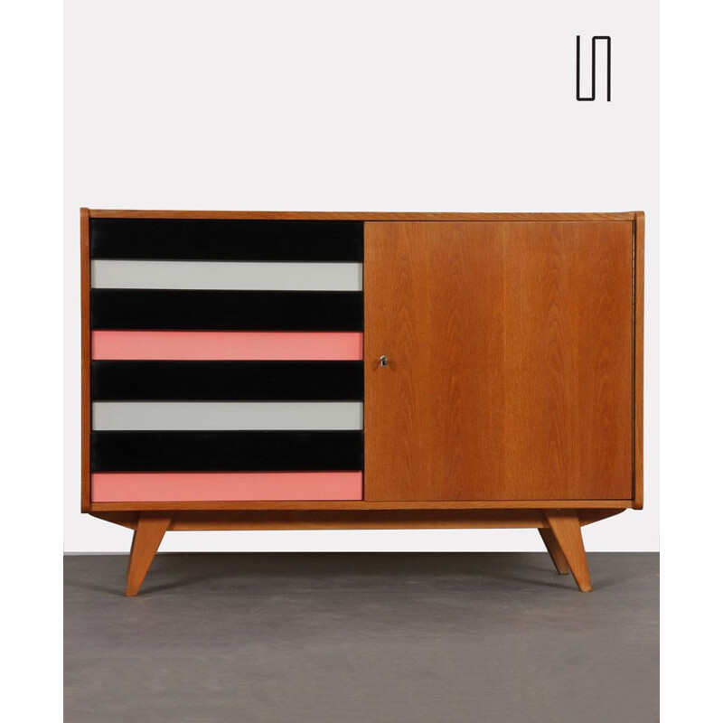 Vintage chest of drawers model U458 by Jiri Jiroutek, 1960