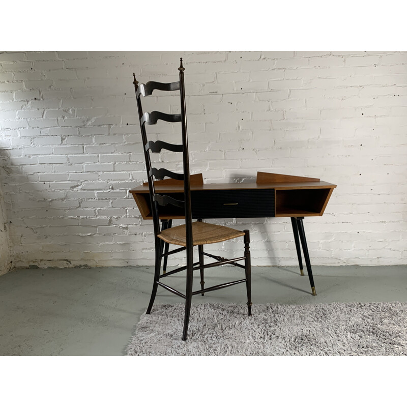 Mid century high back chair by Paolo Buffa, 1950s