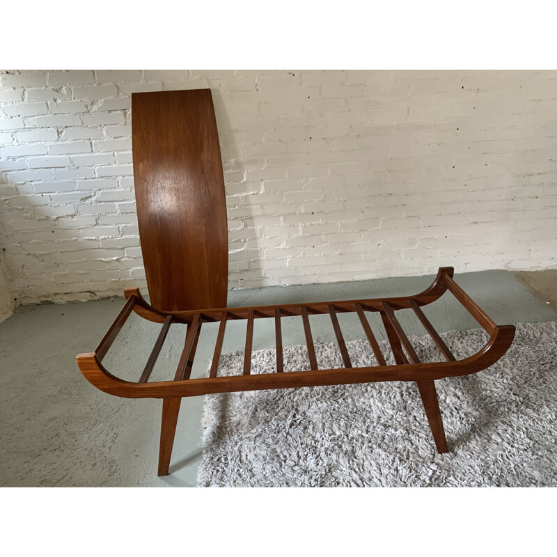 Vintage teak coffee table by Louis Van Teeffelen, 1960s