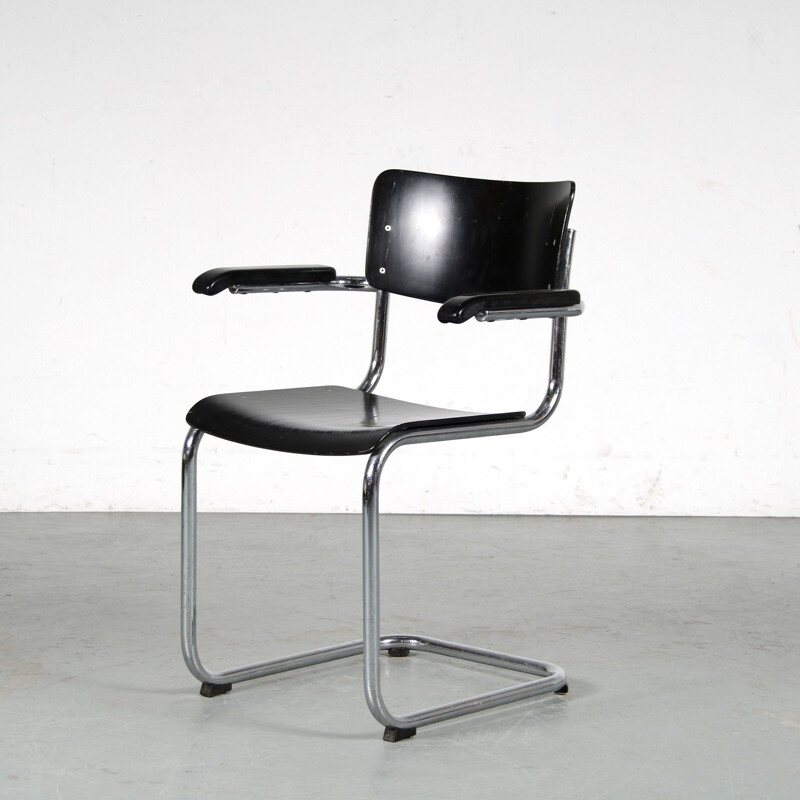 Chaise vintage en style Bauhaus par Thonet Allemagne,1950