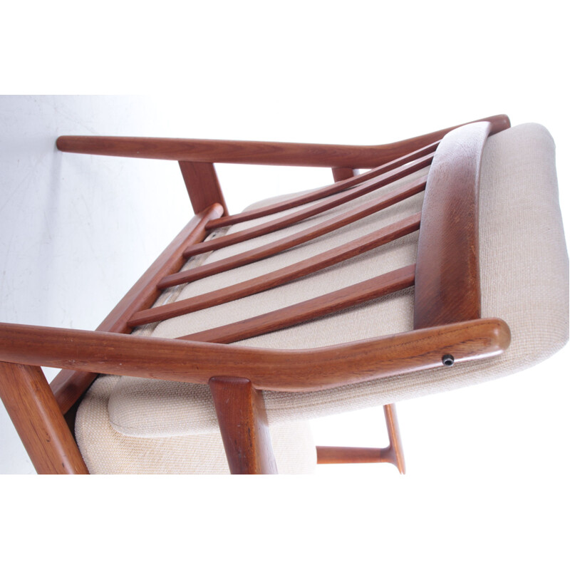 Fauteuil vintage en teck de Svend Age Eriksen pour Glostrup 1960