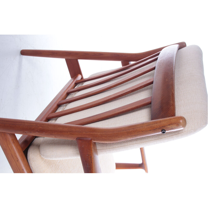 Vintage teak armchair by Svend Age Eriksen for Glostrup 1960s