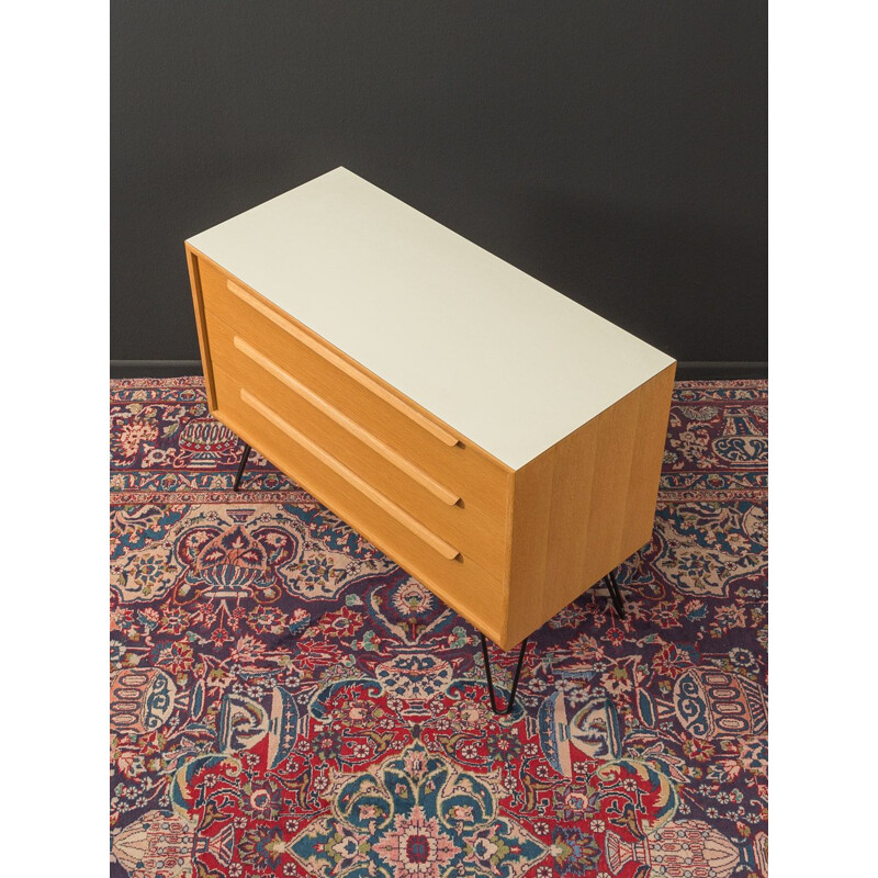 Mid century chest of drawers WK Möbel in oak veneer, 1960s 