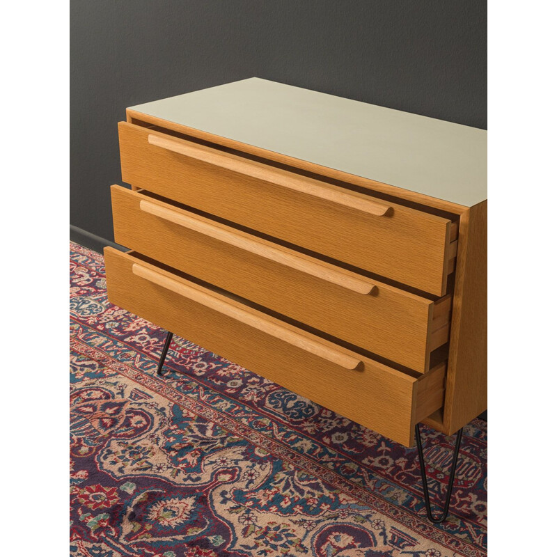 Mid century chest of drawers WK Möbel in oak veneer, 1960s 