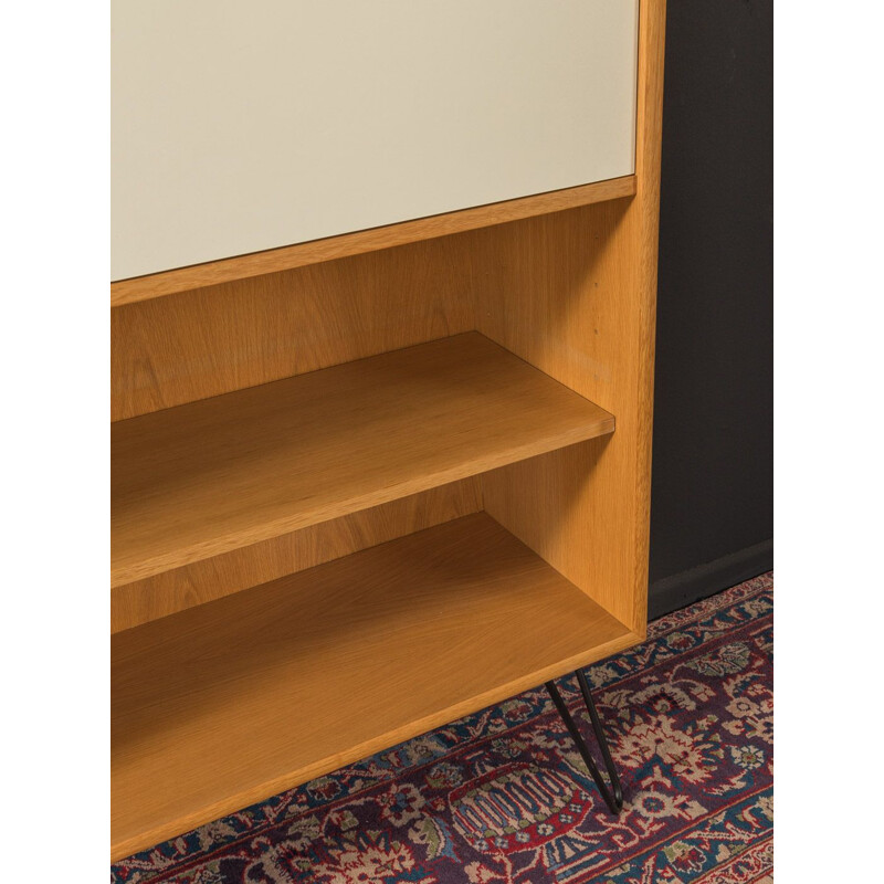 Mid century dresser WK Möbel  in oak veneer with two formica-coated doors 1960s 