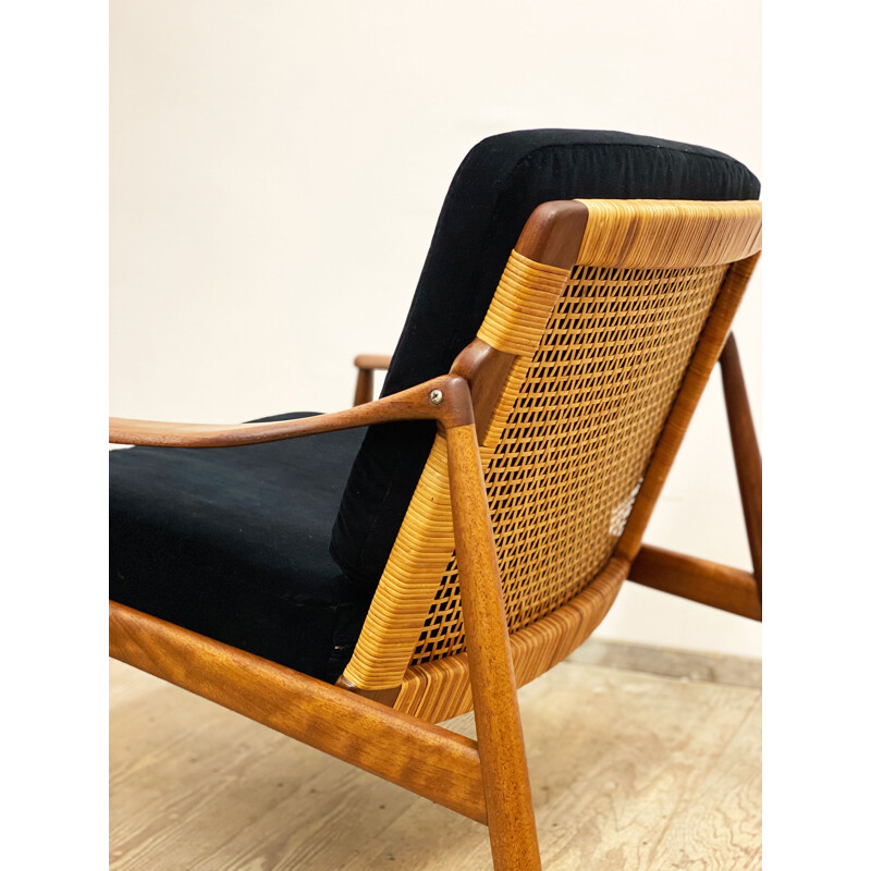 Mid century modern teak easy chair by Hartmut Lohmeyer for Wilkhahn Germany,1950s