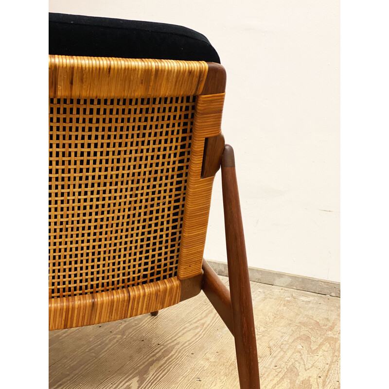 Mid century modern teak easy chair by Hartmut Lohmeyer for Wilkhahn Germany,1950s