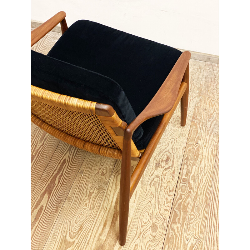 Mid century modern teak easy chair by Hartmut Lohmeyer for Wilkhahn Germany,1950s