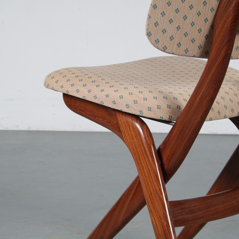 Mid century dining set by Louis van Teeffelen for Wébé, Netherlands 1950s