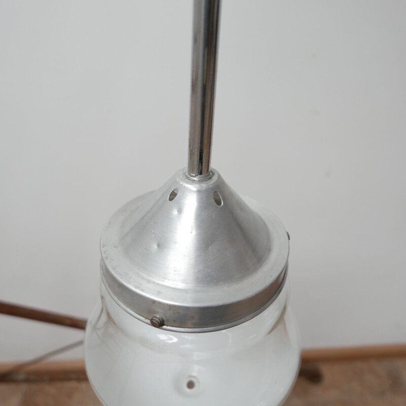  Lámpara de suspensión vintage de dos tonos, Alemania 1950