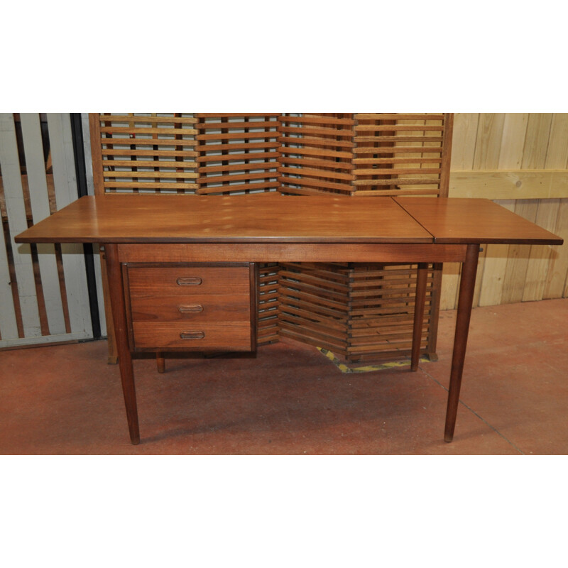 Danish desk in teak,  Arne VODDER - 1960s