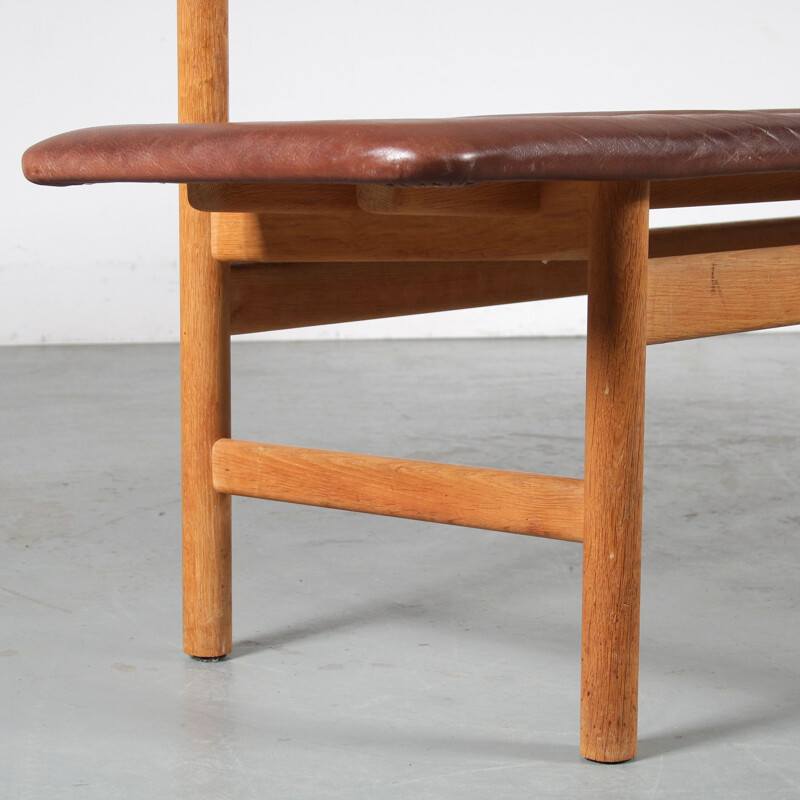 Vintage bench model 3171 by Borge Mogensen for Fredericia, Denmark 1950s