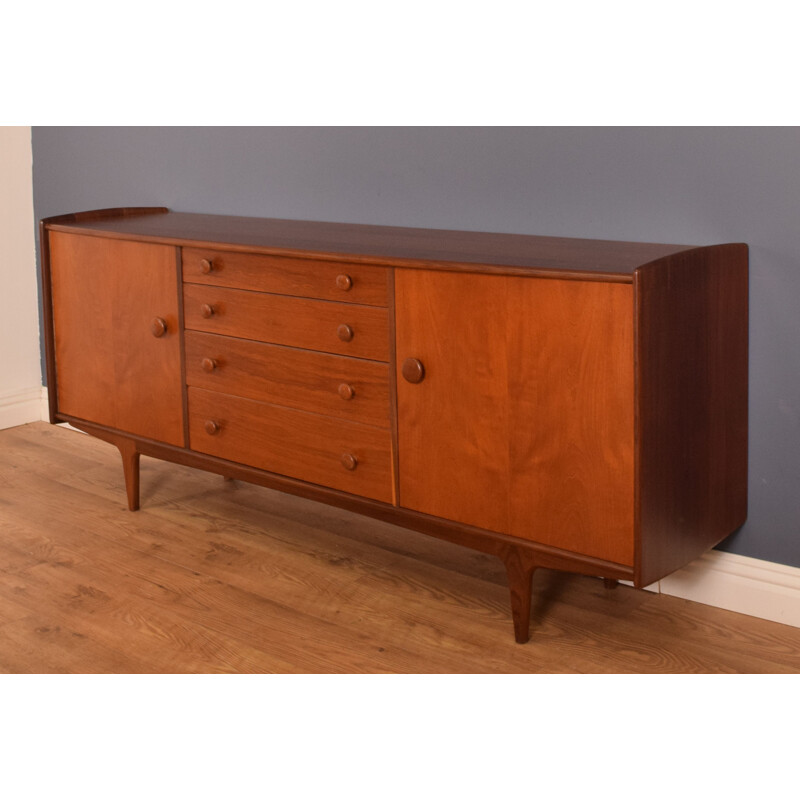 Mid century long teak sideboard by A.Younger for Afromosia