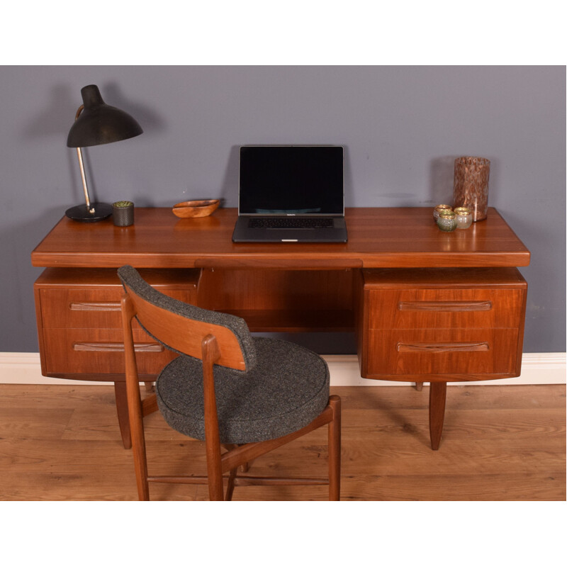 Vintage teak fresco desk floating top by Victor Wilkins for G Plan 1960s