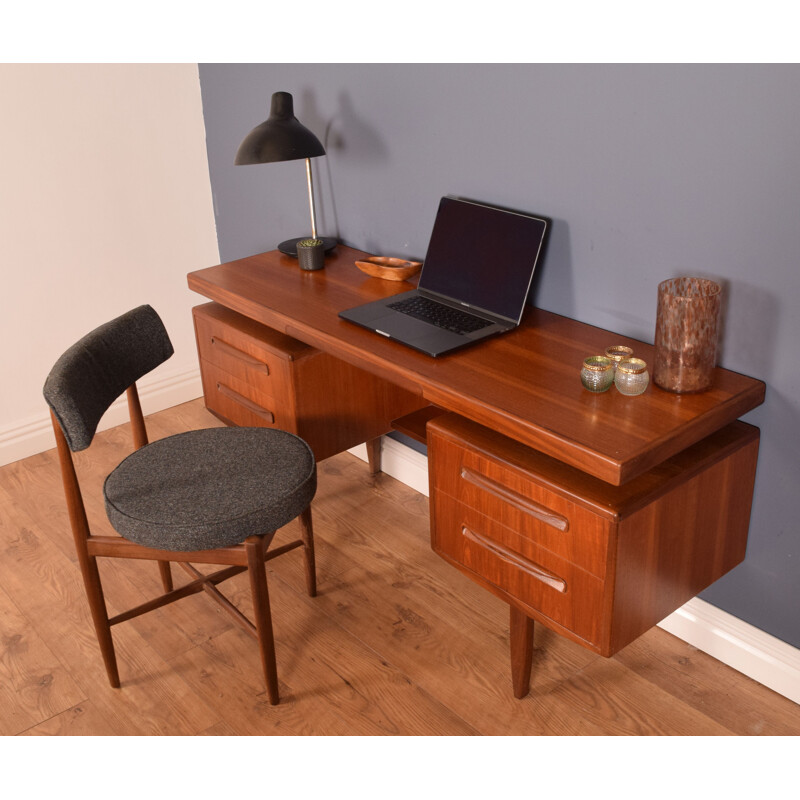 Vintage teak fresco desk floating top by Victor Wilkins for G Plan 1960s