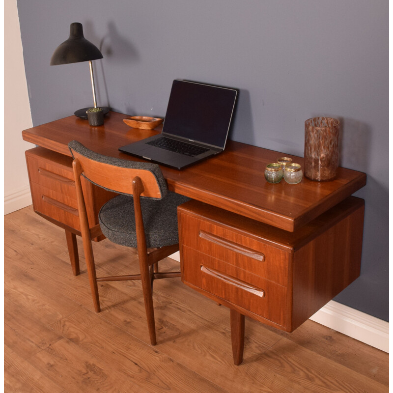 Vintage teak fresco desk floating top by Victor Wilkins for G Plan 1960s