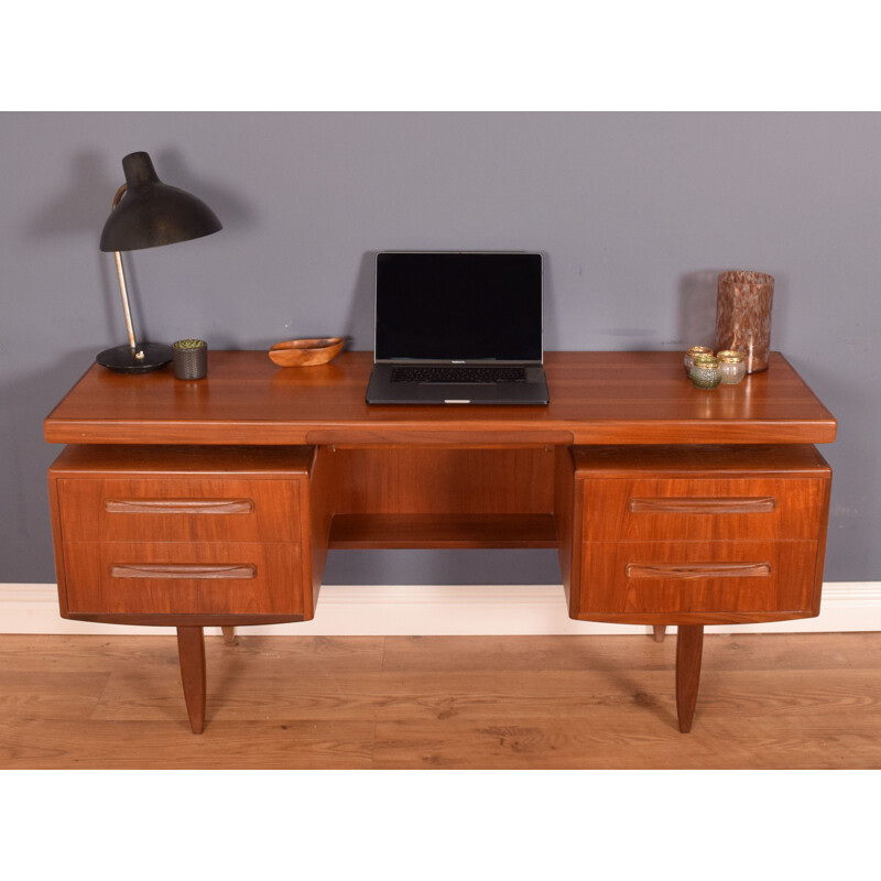 Vintage teak fresco desk floating top by Victor Wilkins for G Plan 1960s