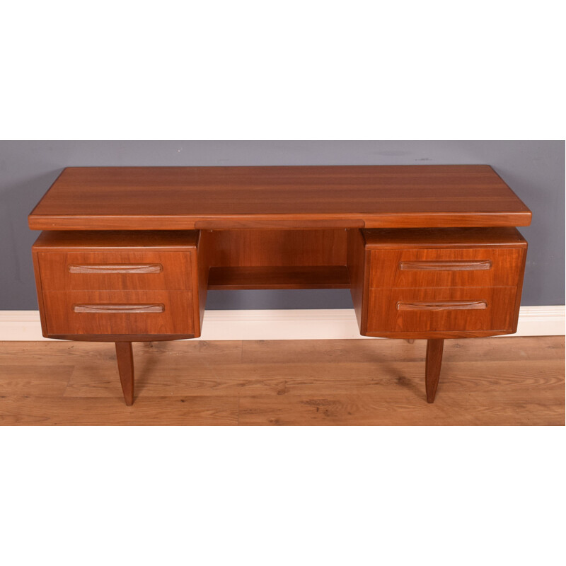 Vintage teak fresco desk floating top by Victor Wilkins for G Plan 1960s