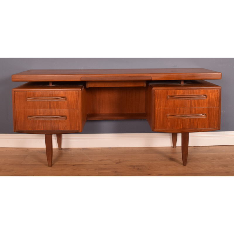 Vintage teak fresco desk floating top by Victor Wilkins for G Plan 1960s