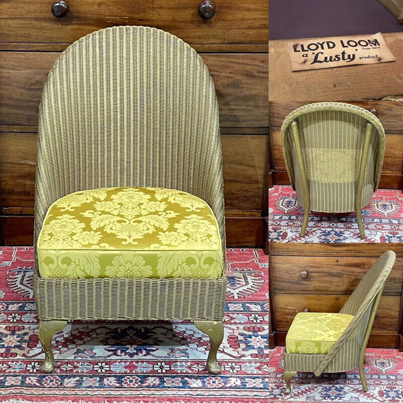 Vintage Lloyd Loom chair 1930