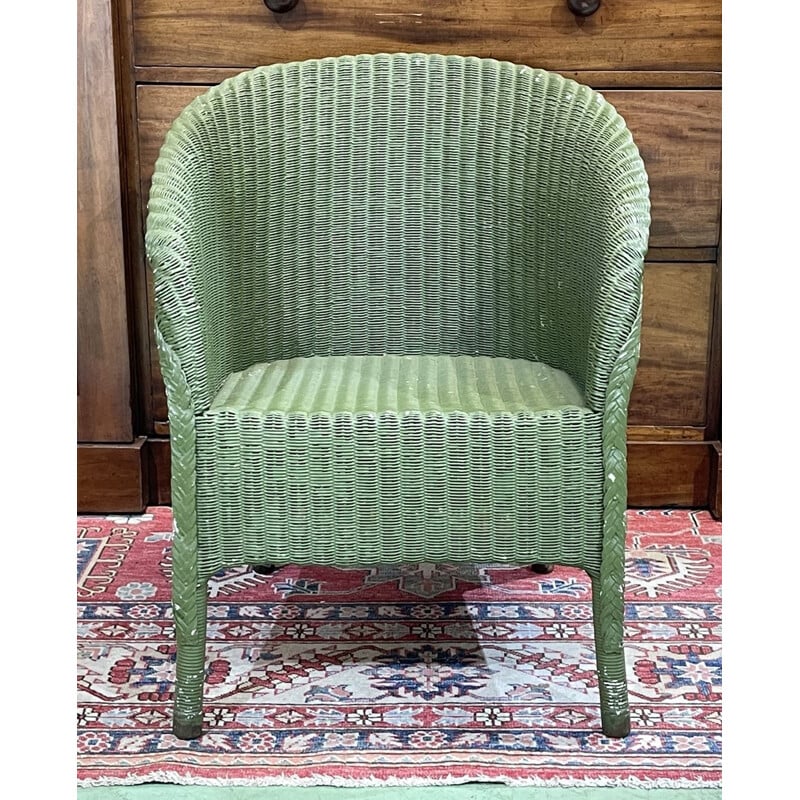 Vintage Lloyd Loom armchair 1930