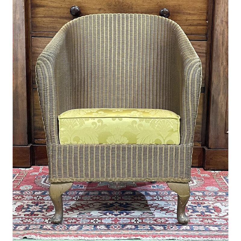 Vintage Lloyd loom armchair 1930