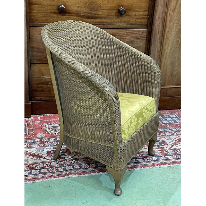 Vintage Lloyd loom armchair 1930