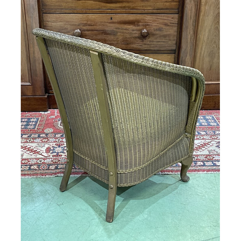 Vintage Lloyd loom armchair 1930