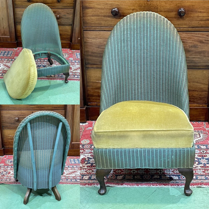 Vintage Lloyd Loom chair 1930s