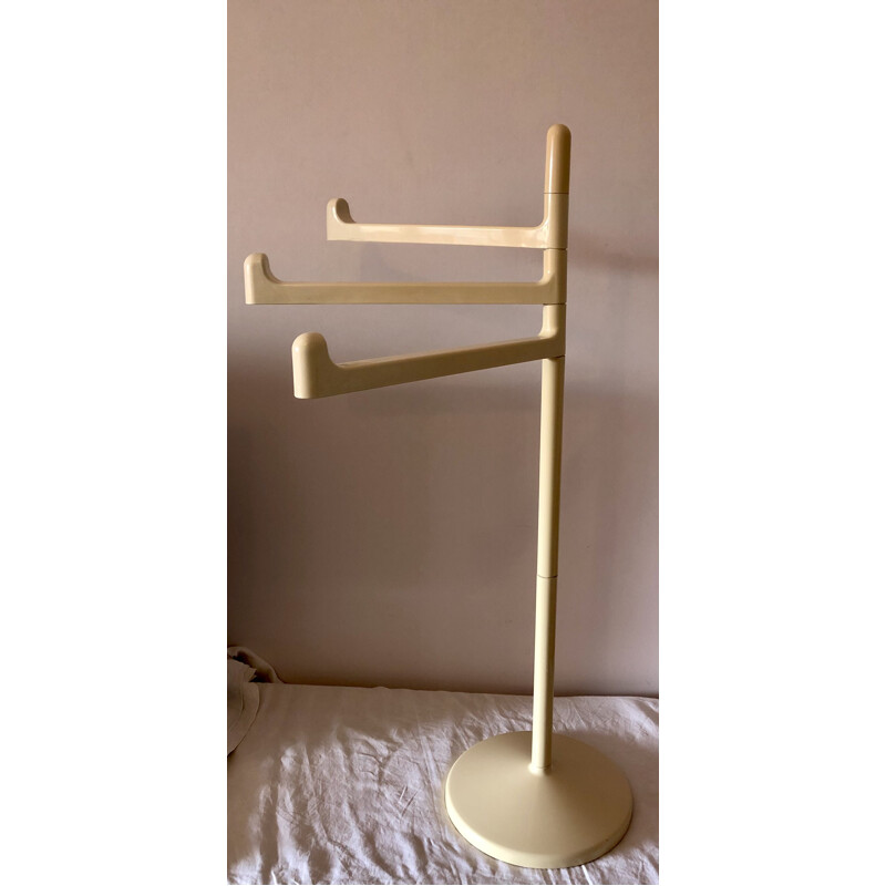 Vintage Italian towel rack by Makio Hasuike for Gedy 1970s